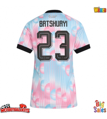 Belgium Michy Batshuayi #23 Replica Away Stadium Shirt for Women World Cup 2026 Short Sleeve